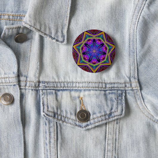 Gorgeous Mandala-Muster Button (Beispiel)