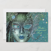 Gorgeous Masquerade Party Einladungen (Vorderseite)