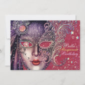 Gorgeous Masquerade Party Einladungen (Vorderseite)