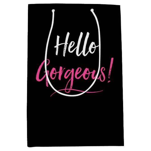 "Gorgeous MEDIUM GIFT BAG" Mittlere Geschenktüte (Vorderseite)