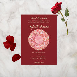 Gorgeous Mehndi Wedding Einladung