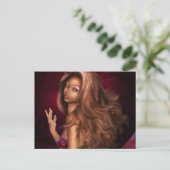 Gorgeous Mermaid Postcard Postkarte (Stehend Vorderseite)