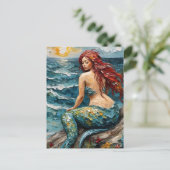 Gorgeous Mermaid Postkarte (Stehend Vorderseite)