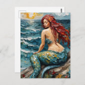 Gorgeous Mermaid Postkarte (Vorne/Hinten)