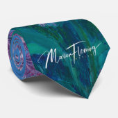 Gorgeous Monarch Milkweed Flower Krawatte (Gerollt)