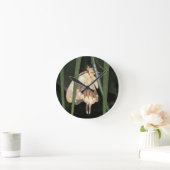 Gorgeous Moth Wall Clock Runde Wanduhr (Zuhause)