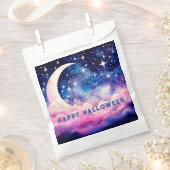 Gorgeous Night Sky Crescent Moon Halloween Geschenktütchen (Ausgeschnitten)