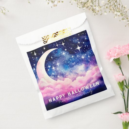 Gorgeous Night Sky Crescent Moon Halloween Geschenktütchen (Versiegelt)