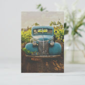 GORGEOUS OLD FASHION BLANK CARD DANKESKARTE (Stehend Vorderseite)