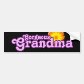 Gorgeous Oma Autoaufkleber (Vorne)