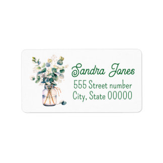 Gorgeous one of a-kind address labels adressaufkleber
