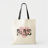 Gorgeous Paris Heart Tragetasche (Vorne)