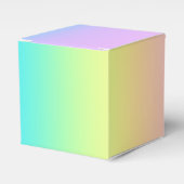 Gorgeous Pastel Rainbow Gradient Wedding Geschenkschachtel (Vorderseite)