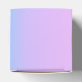 Gorgeous Pastel Rainbow Gradient Wedding Geschenkschachtel (Oben)