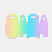 Gorgeous Pastel Rainbow Gradient Wedding Geschenkschachtel (Ungefaltet)