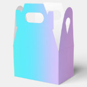 Gorgeous Pastel Rainbow Gradient Wedding Geschenkschachtel (Geöffnet)