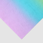 Gorgeous Pastel Rainbow Gradient Wedding Seidenpapier (Ausschnitt)