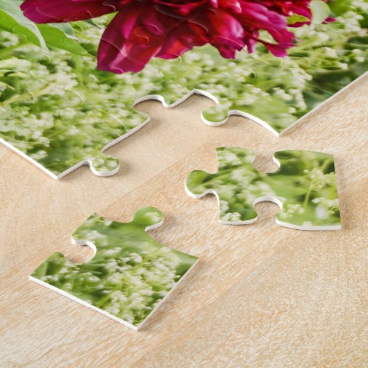 Gorgeous Peony Blume oversifiziert Puzzle (Seite)