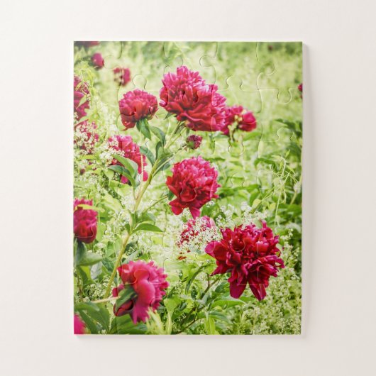 Gorgeous Peony Blume oversifiziert Puzzle (Vertikal)