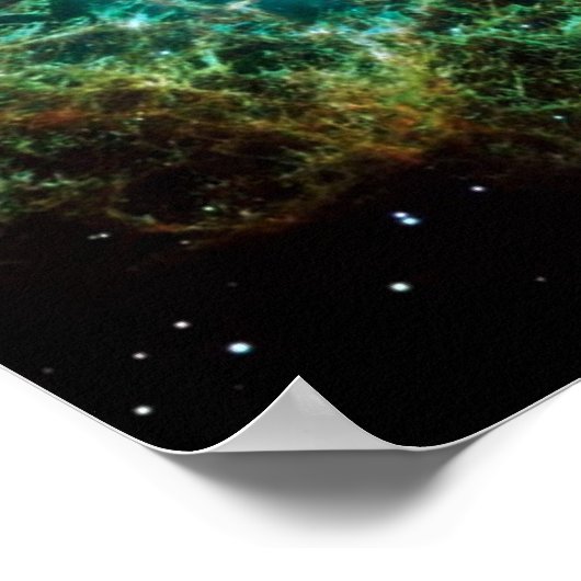 Gorgeous Photo of the Crab Nebula Poster (Ecke)