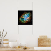 Gorgeous Photo of the Crab Nebula Poster (Küche)