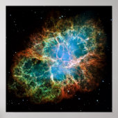 Gorgeous Photo of the Crab Nebula Poster (Vorne)