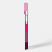 GORGEOUS PINK FARBSTRIPE LINE PATTERNAME Case-Mate iPhone HÜLLE (Rückseite / Links)