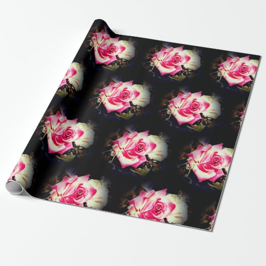Gorgeous Pink Rose Geschenkpapier (Ungerollt)
