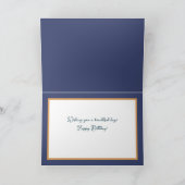 Gorgeous Pink Tulip Hübsch Floral Bouquet Geburtst Karte (Innenseite)