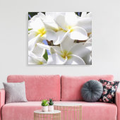 Gorgeous Plumeria Wrapped Canvas Leinwanddruck (Insitu (Wohnzimmer))