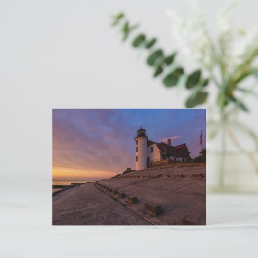 Gorgeous Point Betsie Light Postkarte (Stehend Vorderseite)