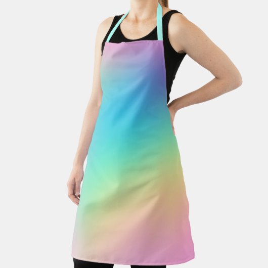 Gorgeous Prismatic Pastel Rainbow Gradient Schürze (InSitu)
