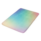 Gorgeous Rainbow Gradient Badematte (Schrägansicht)