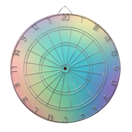 Gorgeous Rainbow Gradient Dartscheibe (vorne)