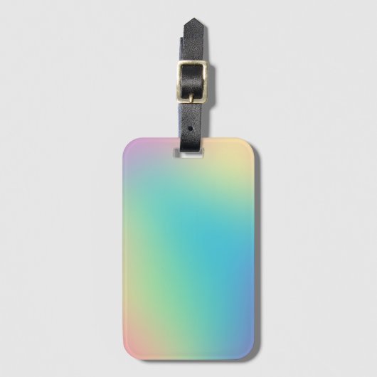 Gorgeous Rainbow Gradient Gepäckanhänger (Vorderseite Vertikal)