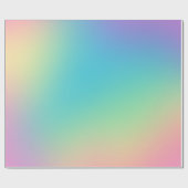 Gorgeous Rainbow Gradient Geschenkpapier (Flach)