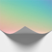 Gorgeous Rainbow Gradient Geschenkpapier (Ecke)