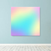 Gorgeous Rainbow Gradient Leinwanddruck (Insitu (Holzboden))