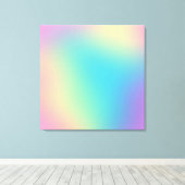 Gorgeous Rainbow Gradient Leinwanddruck (Insitu (Holzboden))