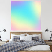 Gorgeous Rainbow Gradient Leinwanddruck (Insitu (Schlafzimmer))