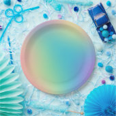 Gorgeous Rainbow Gradient Pappteller (Party)