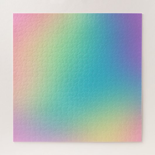Gorgeous Rainbow Gradient Puzzle (Horizontal)