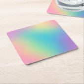 Gorgeous Rainbow Gradient Rechteckiger Pappuntersetzer (angewinkelt)