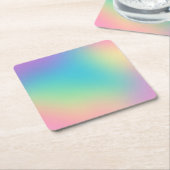 Gorgeous Rainbow Gradient Rechteckiger Pappuntersetzer (angewinkelt)