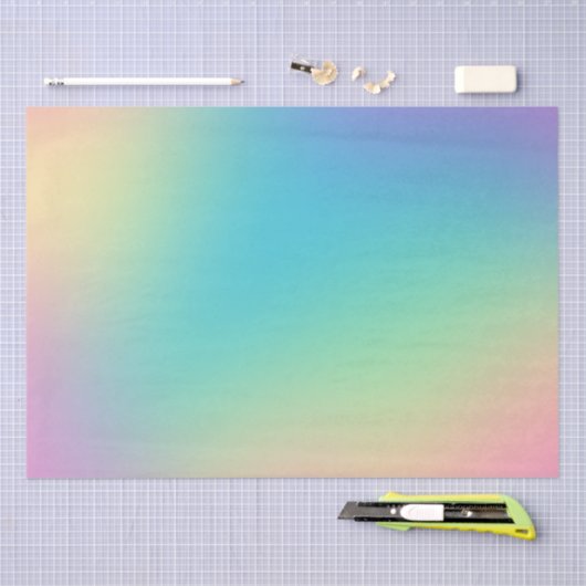 Gorgeous Rainbow Gradient Seidenpapier (Handwerk)