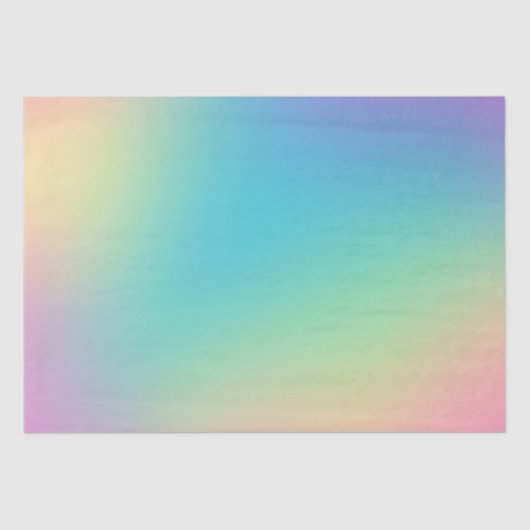 Gorgeous Rainbow Gradient Seidenpapier (Vorderseite)