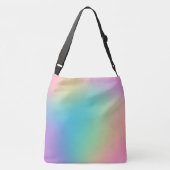 Gorgeous Rainbow Gradient Tragetaschen Mit Langen Trägern (Rückseite)