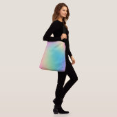 Gorgeous Rainbow Gradient Tragetaschen Mit Langen Trägern (Am Model)