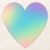 Gorgeous Rainbow Gradient Untersetzer (Vorderseite)