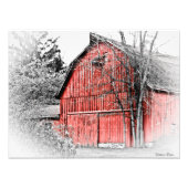 Gorgeous Red Barn Fotodruck (Vorne)